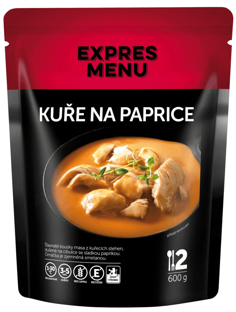 Kuře na paprice 600g - 2 porce