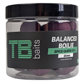 TB Baits Vyvážené Boilie Balanced + Atraktor Spice Queen Krill 100 g