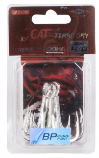Háčky Mikado Treble cat terrotpry s očkem